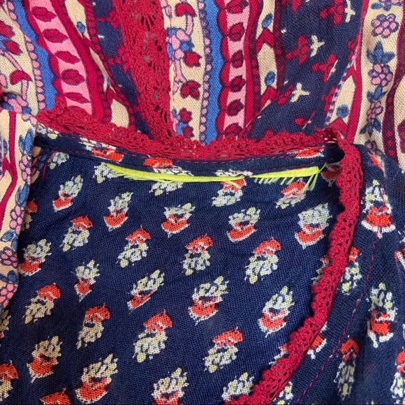 Anthropologie Maeve Gretchen Patchwork Blouse Size Medium - Picture 9 of 11